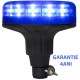 Girofar LED din pole (cap de bara) 12-24V 12 LED-uri de 3W - 5 ani Garantie
